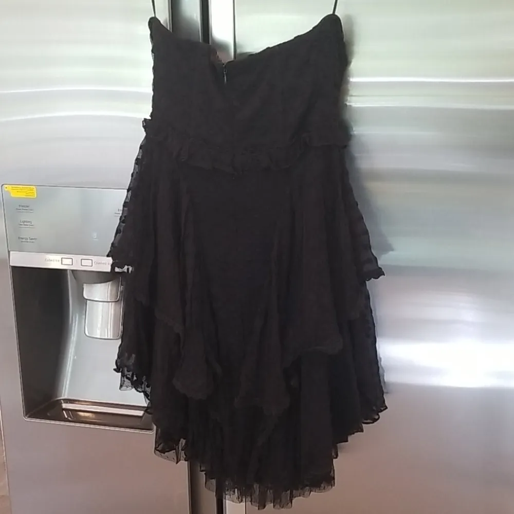💕FREE PEOPLE X SPELL GYPSY💕 Mira Bustier RaRa Dress Black Large L NWT - Image 10
