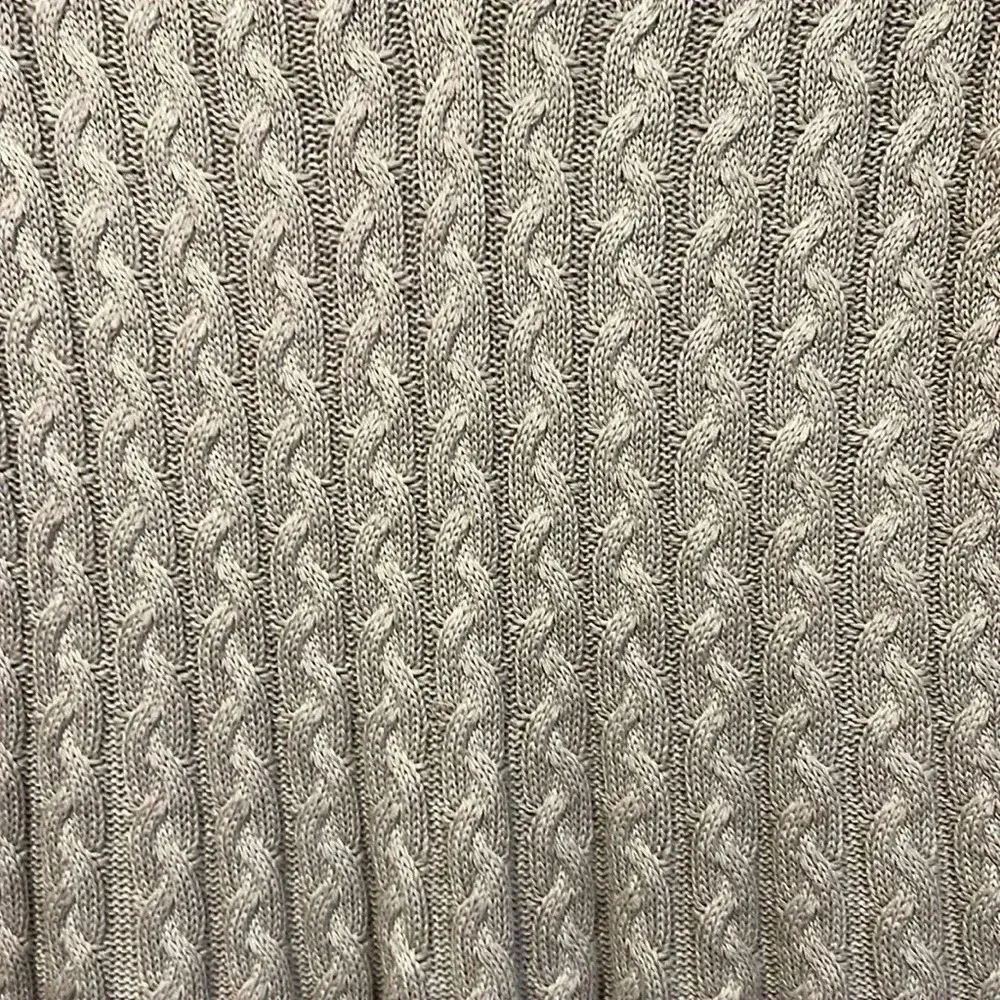 Eliza J Tan Cable Knit fit and flare sweater dress size XS - Image 4