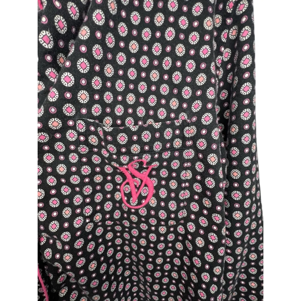 Victoria's Secret Geometric Pattern Long Sleeve Tow Piece Pajama Set - Image 3