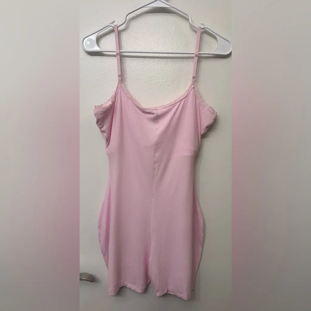 NWOT SKIMS Soft Lounge Lace Onesie - Image 2