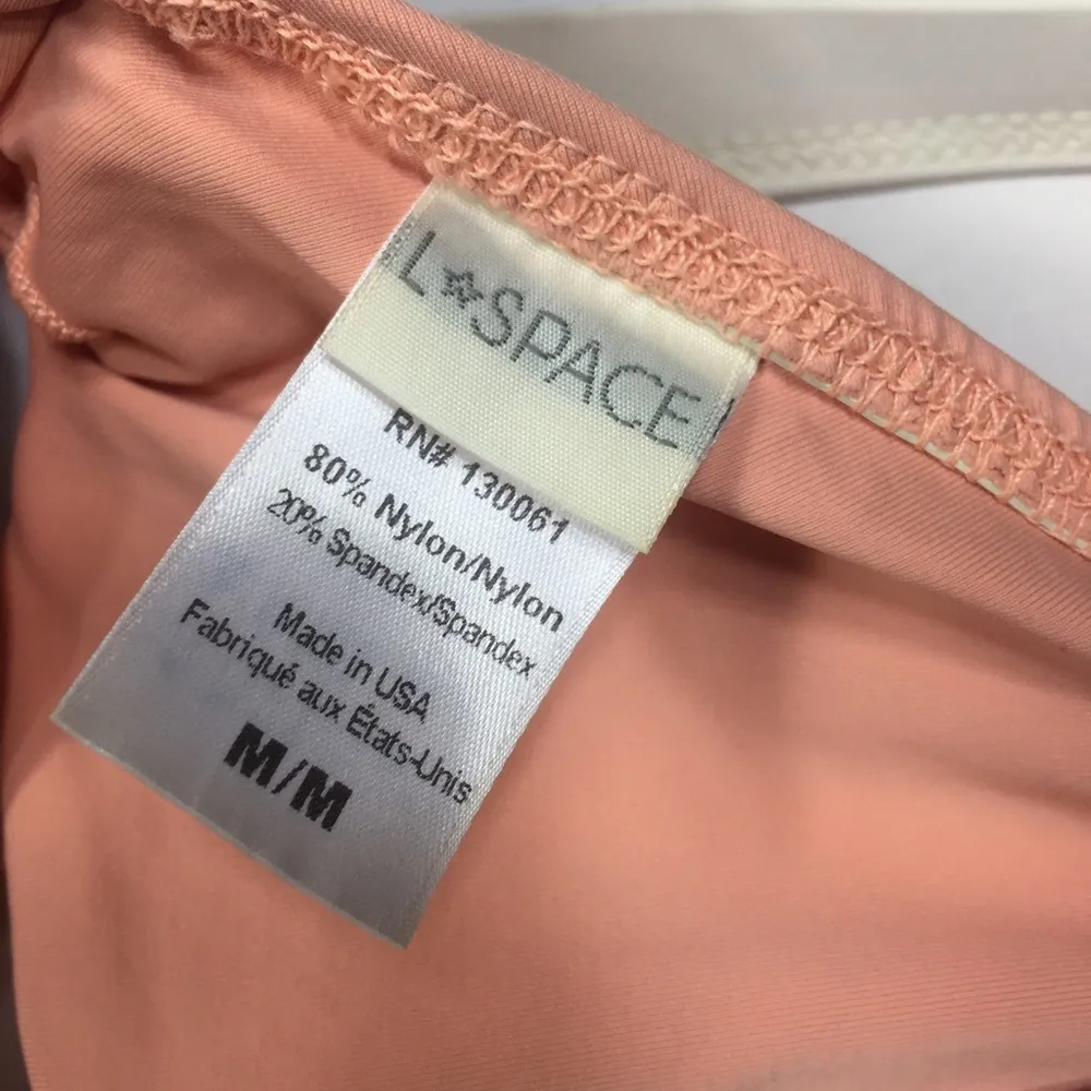 L*space x Revolve Farrah Bikini Tropical
Peach Pink Top  M - Image 7