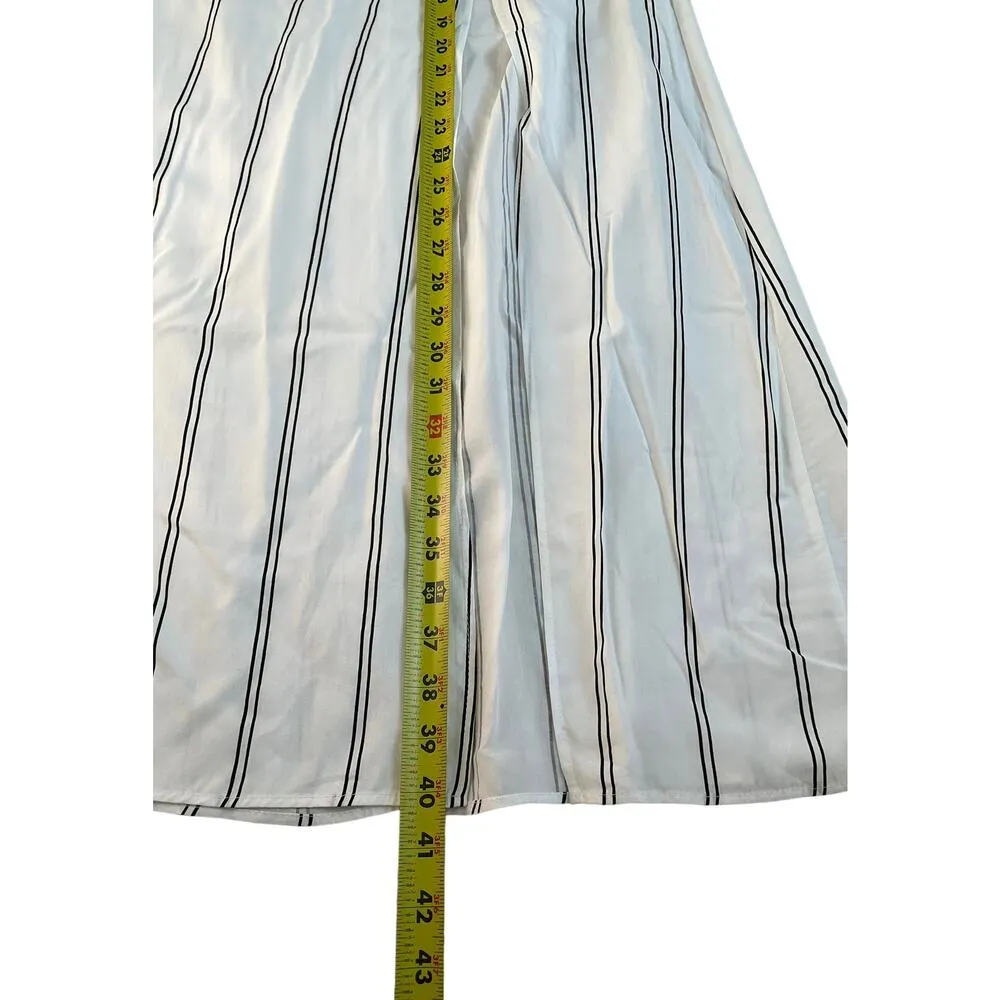 Vici White Striped Fitted Maxi Skirt Women Size Small NWT | 9-15 - Image 7