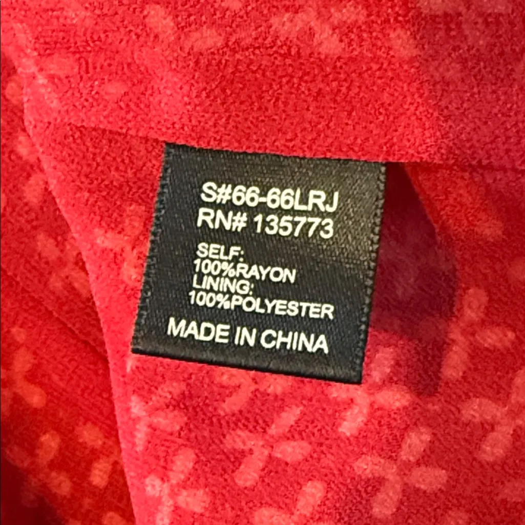 OLIVACEOUS Long Sleeve Deep Keyhole Print Romper Size Large - Image 10