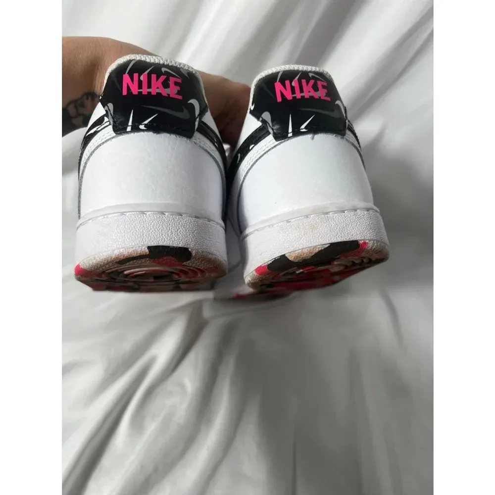Nike Court Vision Low Multi‎ Swoosh White and Pink Sneakers Size 10 - Image 7