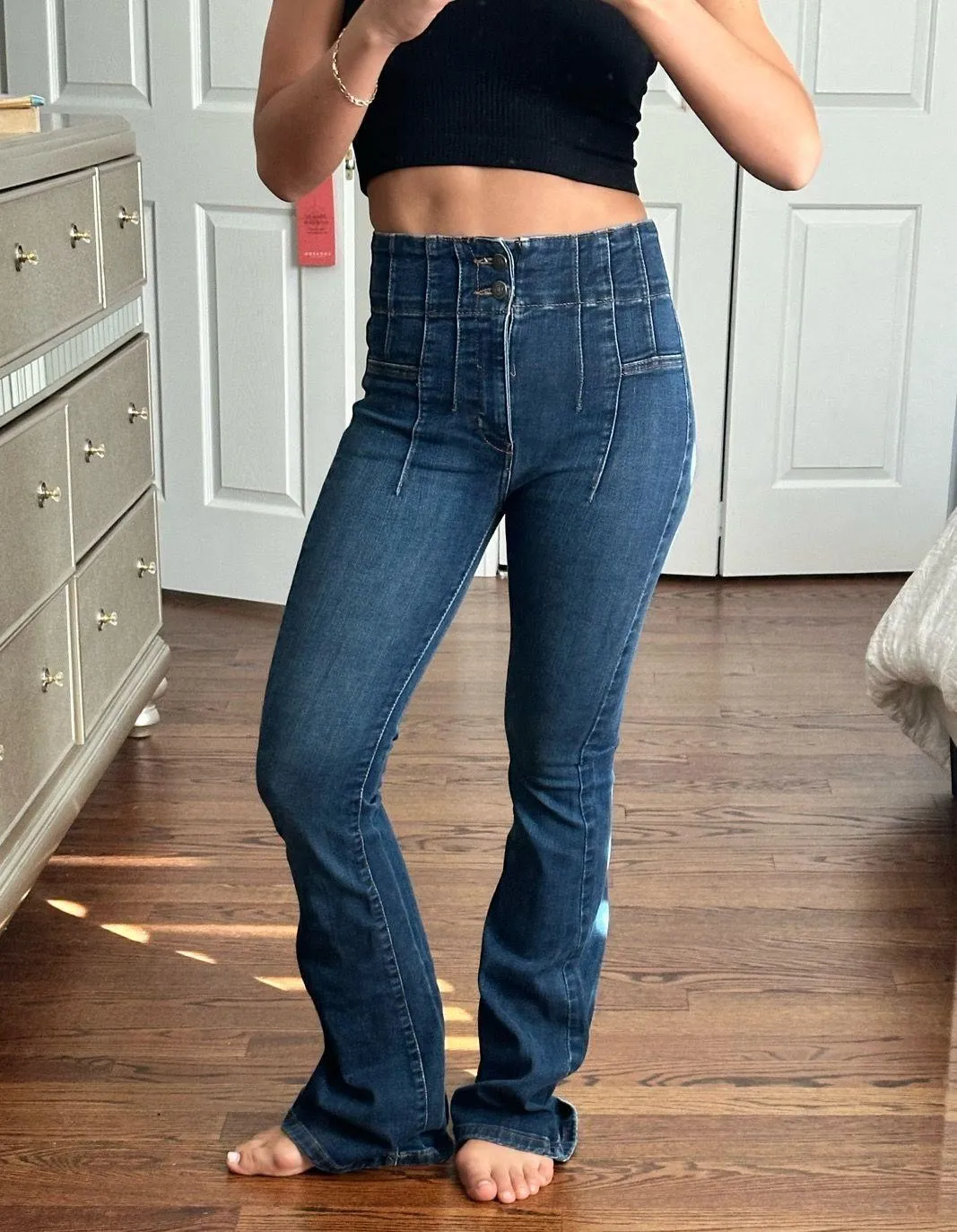 Free People Flair Pants - Image 4