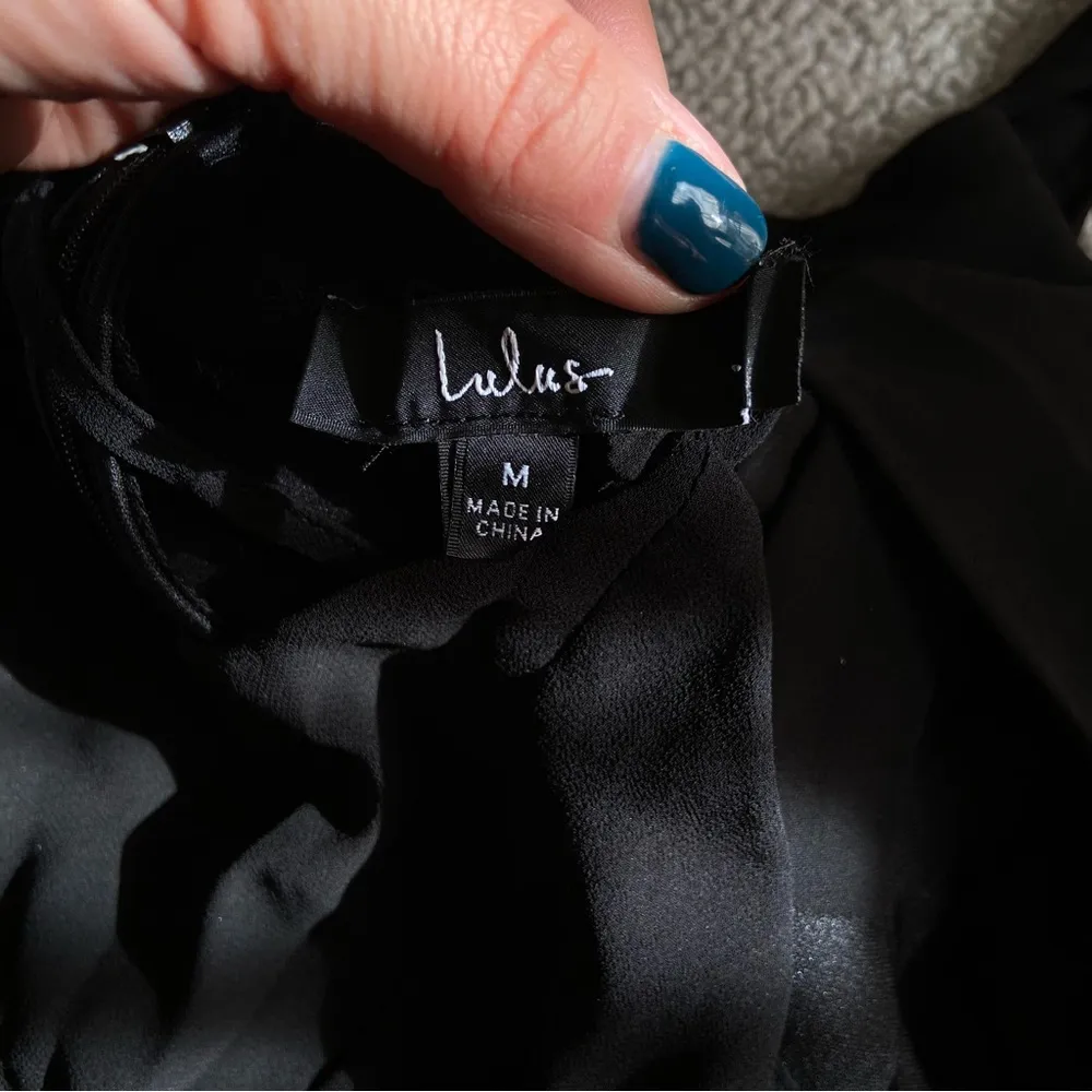NWOT Lulus Tier and Now Black Tie - Image 11