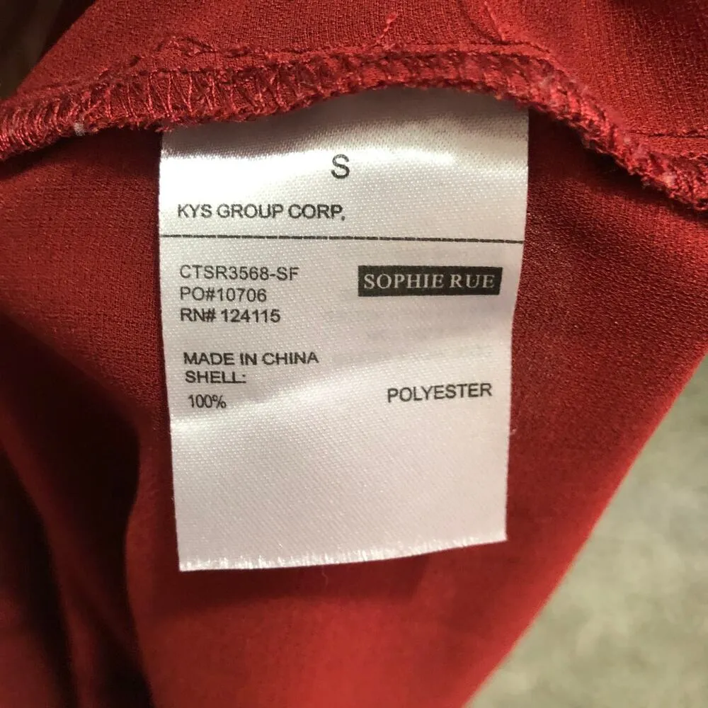 Sophie Rue SMALL Cherise Front Slit Detail Blouse - Stitch Fix Sleeveless Top - Image 7