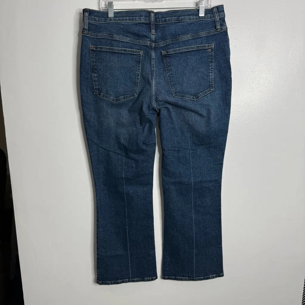Madewell Kick Out‎ Crop Jeans Arlen Wash NM243 Size 32 - Image 4