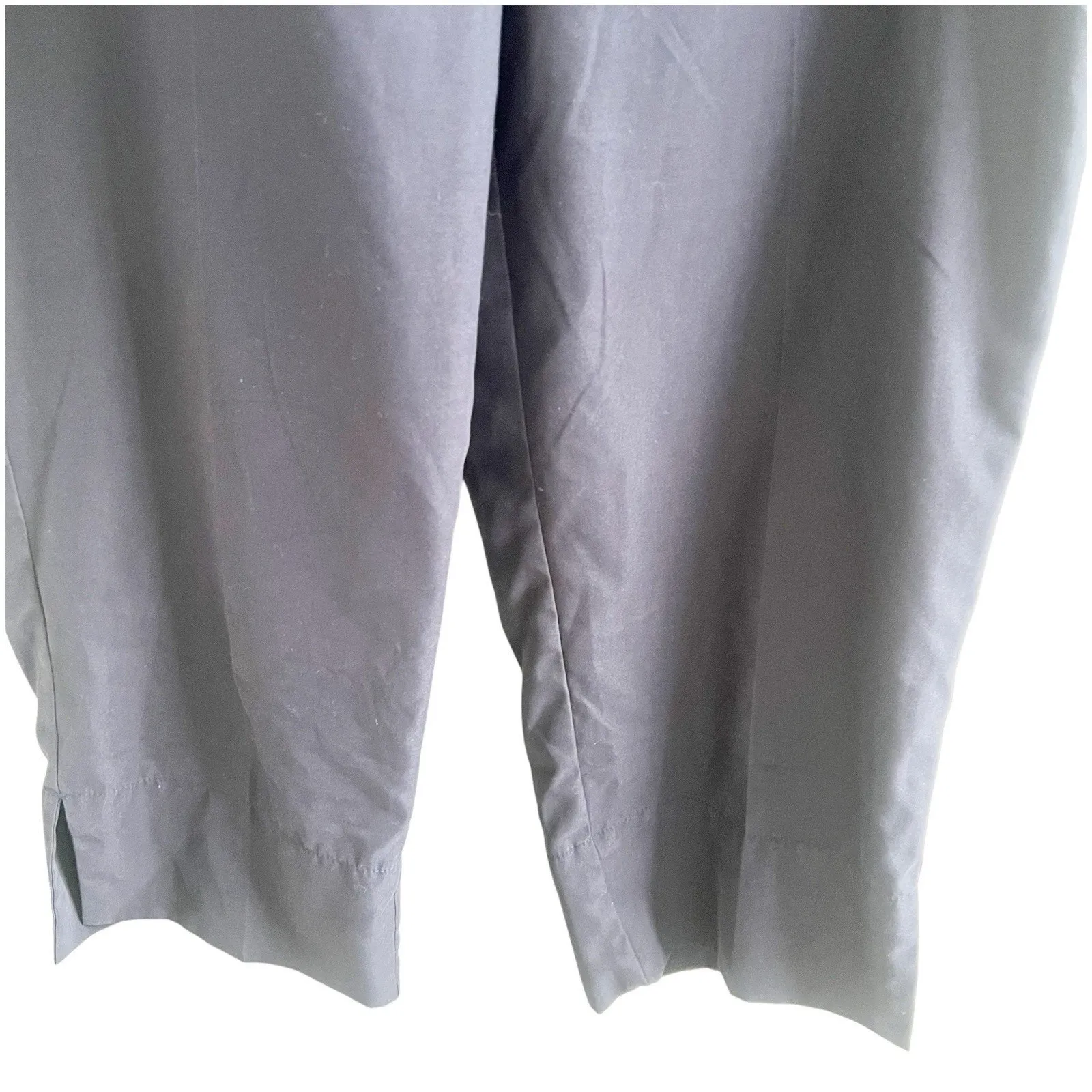 Liz Golf By Liz Claiborne Anissa Pant Size 12 Navy Cropped Lightweight Cool max - Image 3