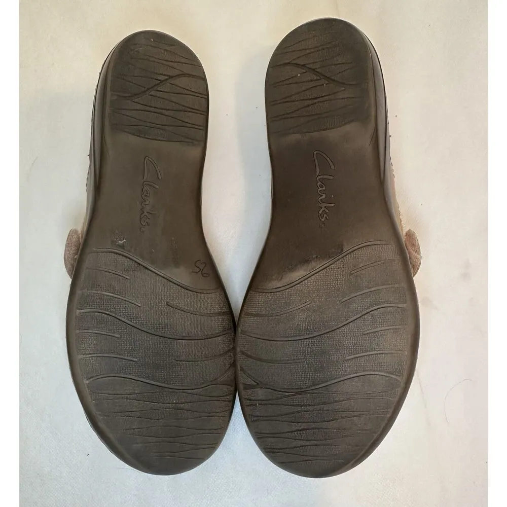 Clarks  ASHLAND SPIN Q IVORY LOAFERS SLIP ONS COMFORT DRESS SHOES SZ 7 - Image 9