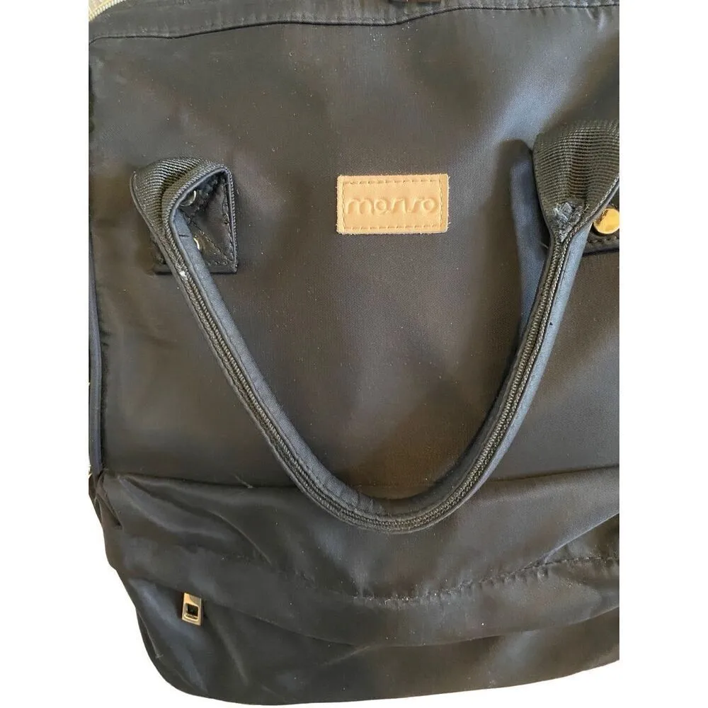 Manso Black School Backpack Bag Travel Vacation - Image 9