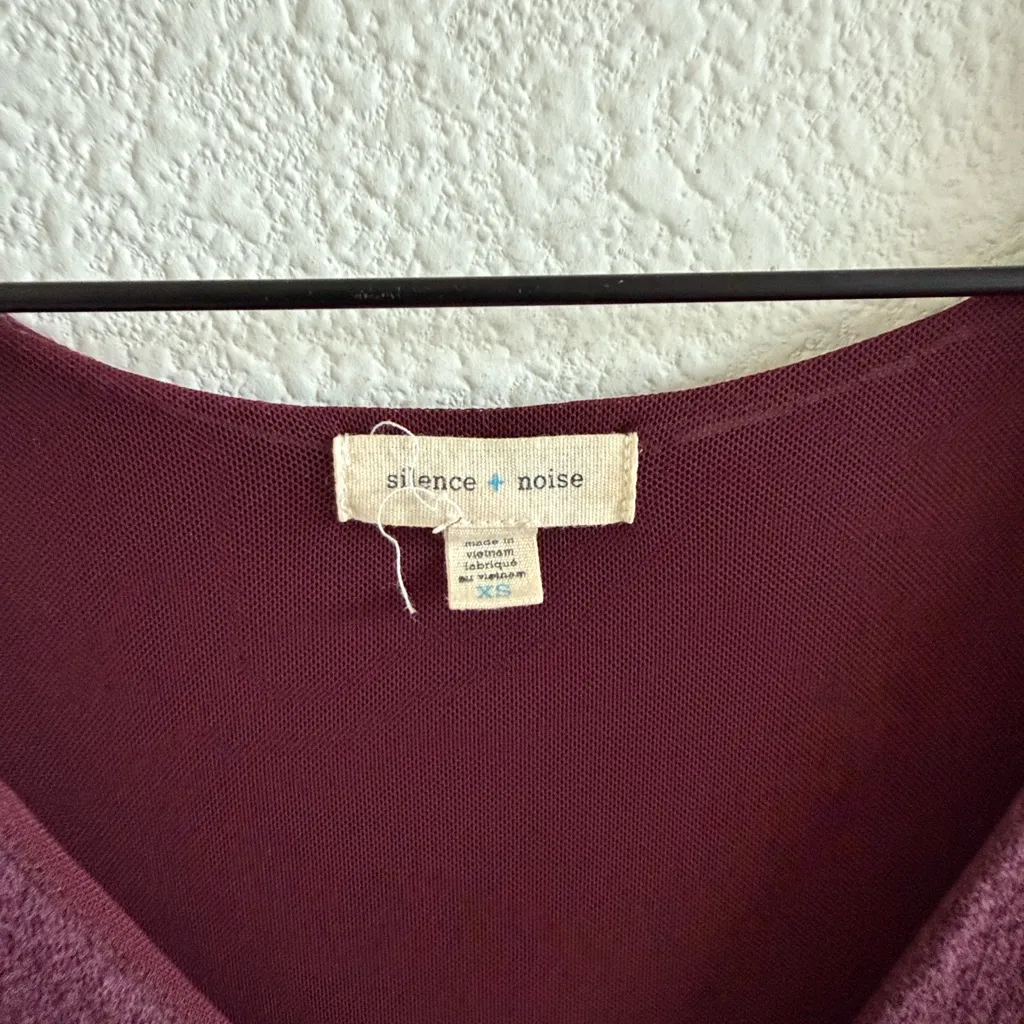 Silence + Noise Lace Side Cropped Tank XS - Image 3