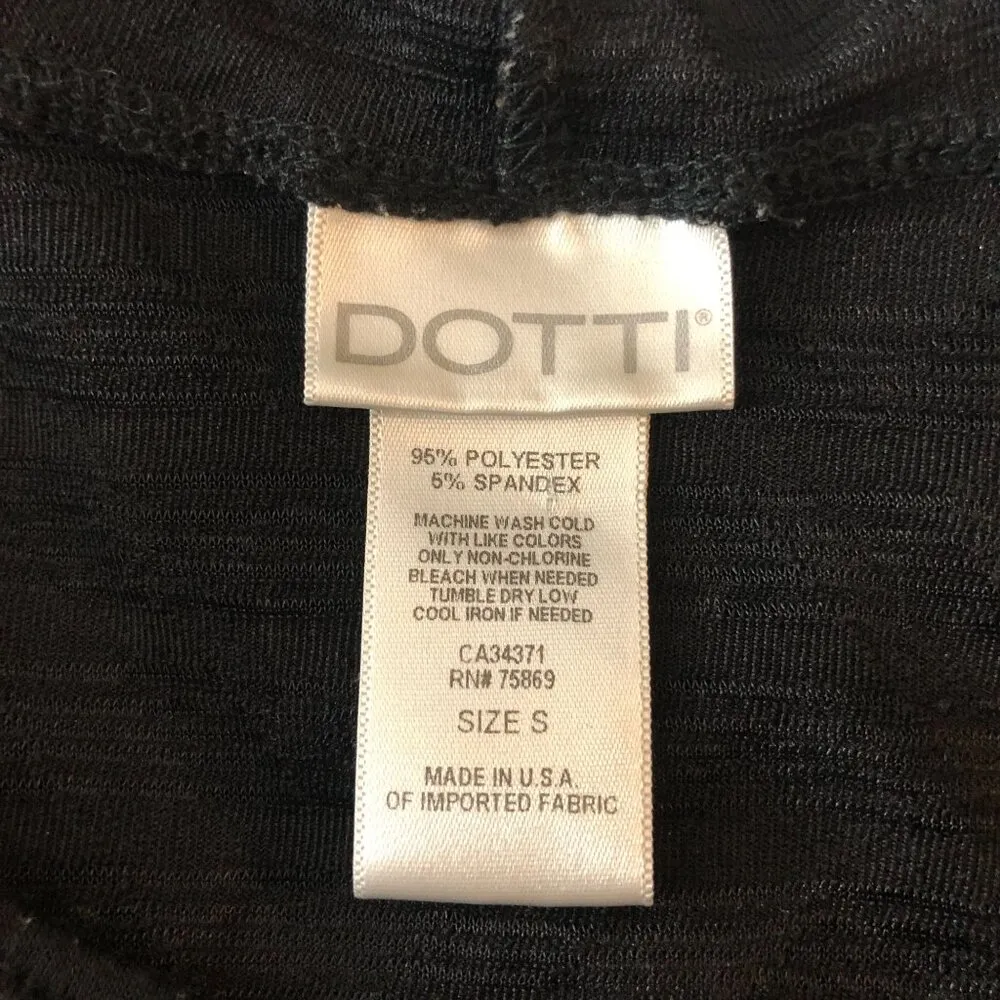 Dotti Swim Cover Dress Hooded Cinch Ruched Short Sleeve Black S - Image 3