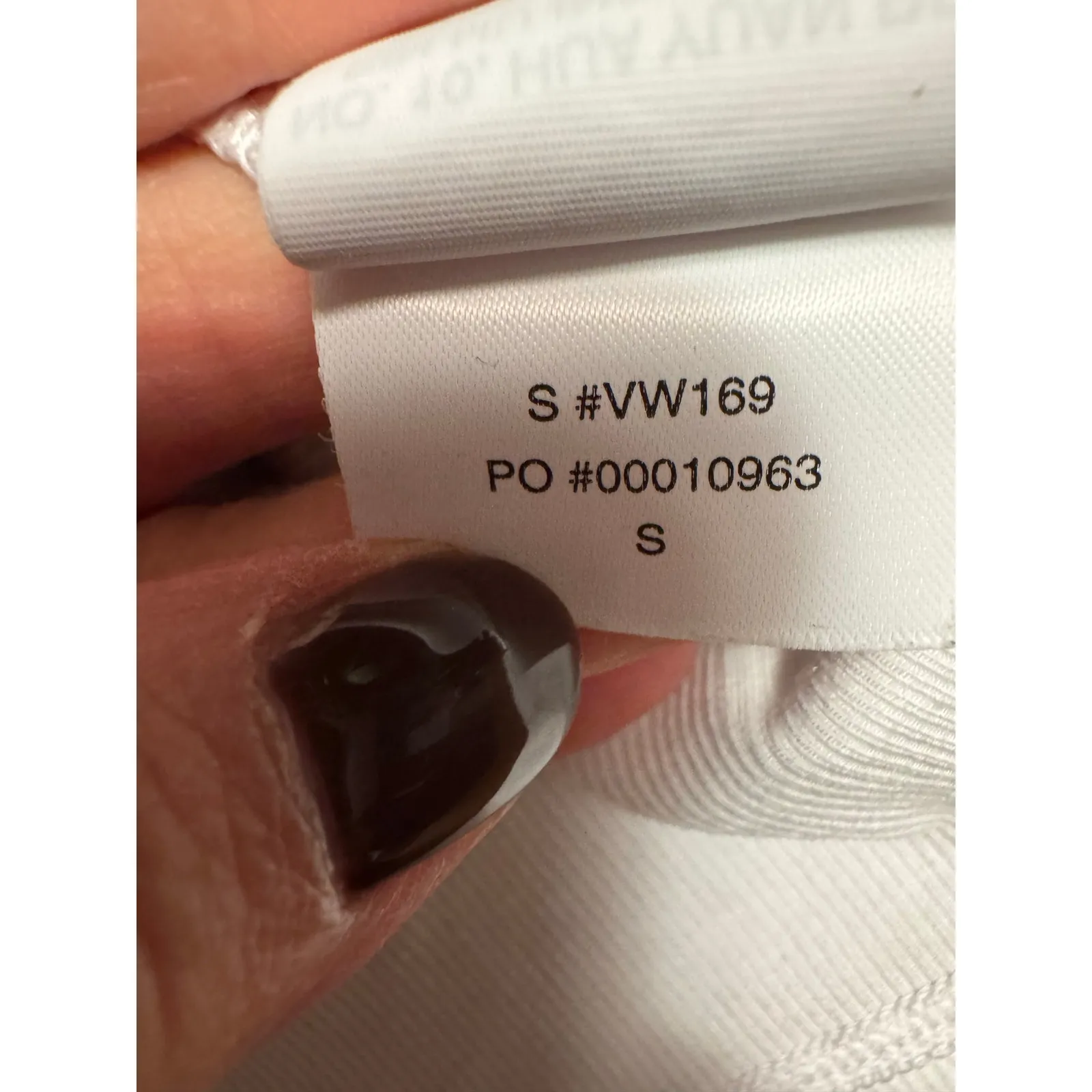 Vuori Pose Fitted Ribbed Tee - White - Size Small - Image 3