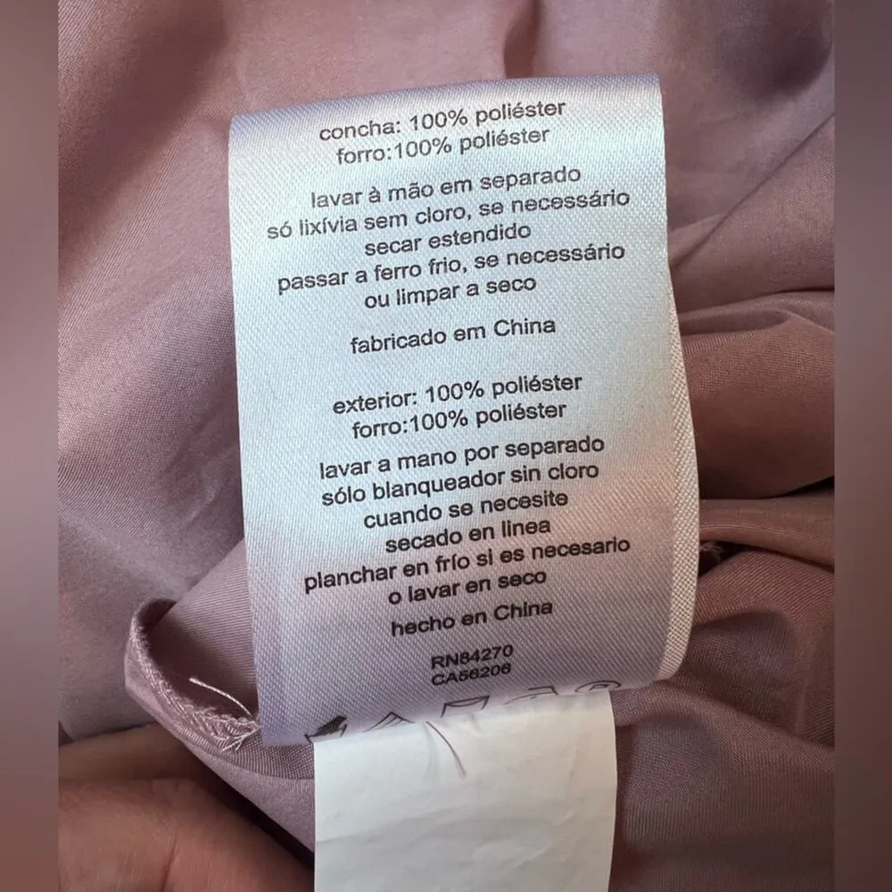 White by Vera Wang Asymmetric Dusty Purple "Quartz" Chiffon Tulle Flowy Gown - Image 14