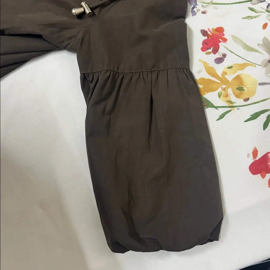 ONE WORLD Chocolate Brown Zip-Up Jacket - Image 7