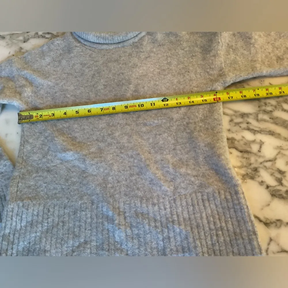 EUC Madewell Fulton Pullover Sweater in Light Gray XXS Customer Return Stretched - Image 11