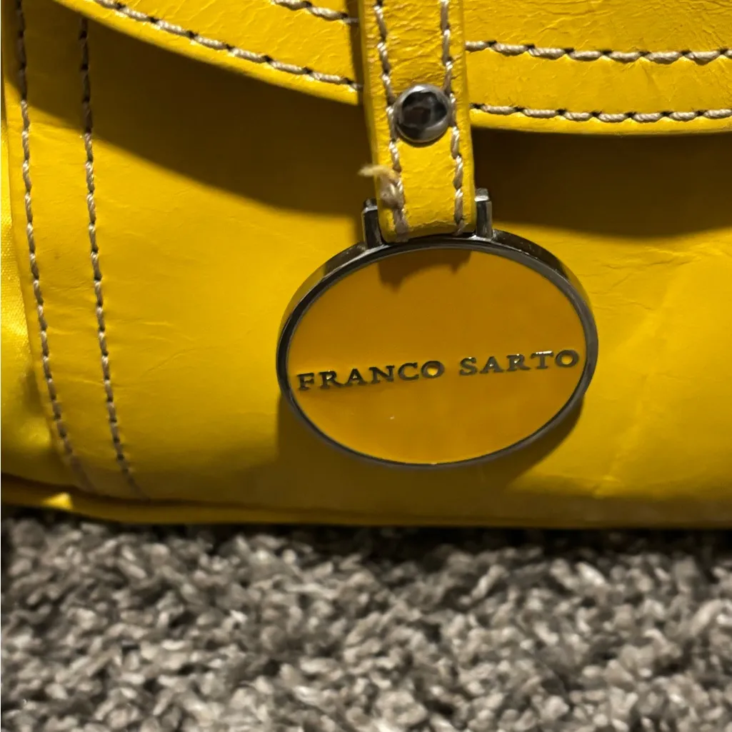 Franco Sarto Vibrant Yellow Shoulder Bag - Image 2