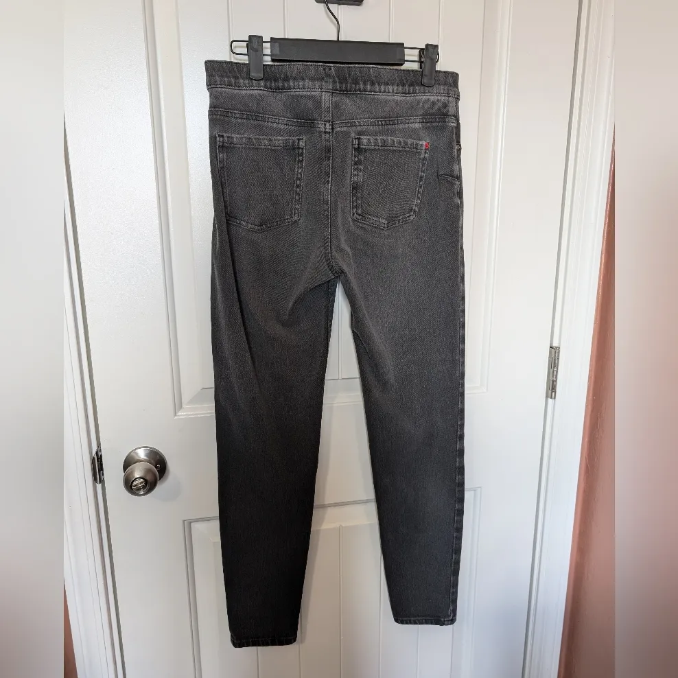 SPANX High Rise Pull On Mom Jean Medium Black - Image 2