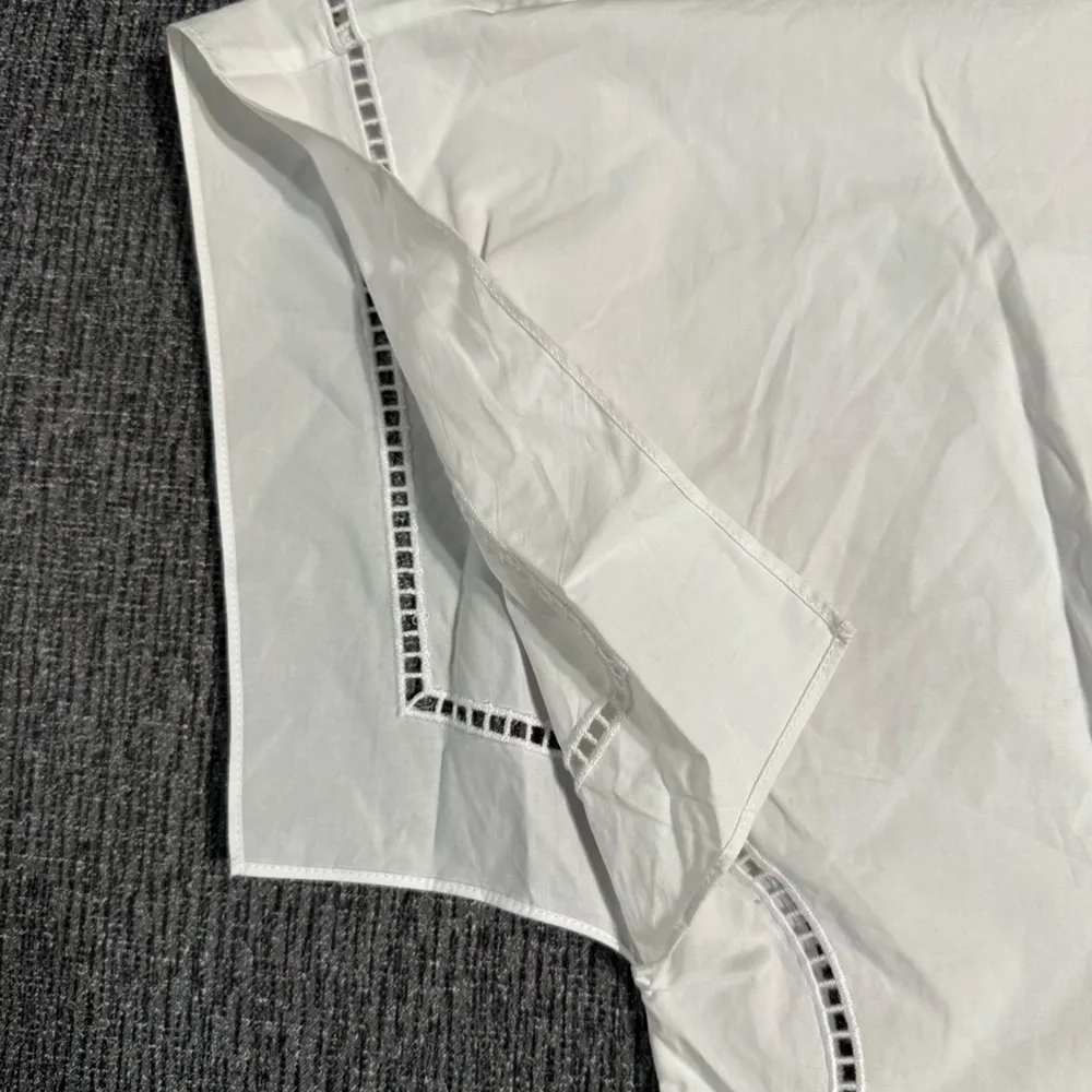 Theory Women’s White Ladder Eyelet Top - Image 10