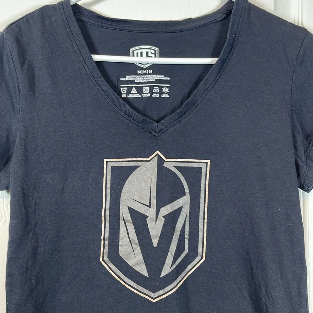 Women’s Vegas Golden Knights VGK Hockey Black Gold V - Image 3