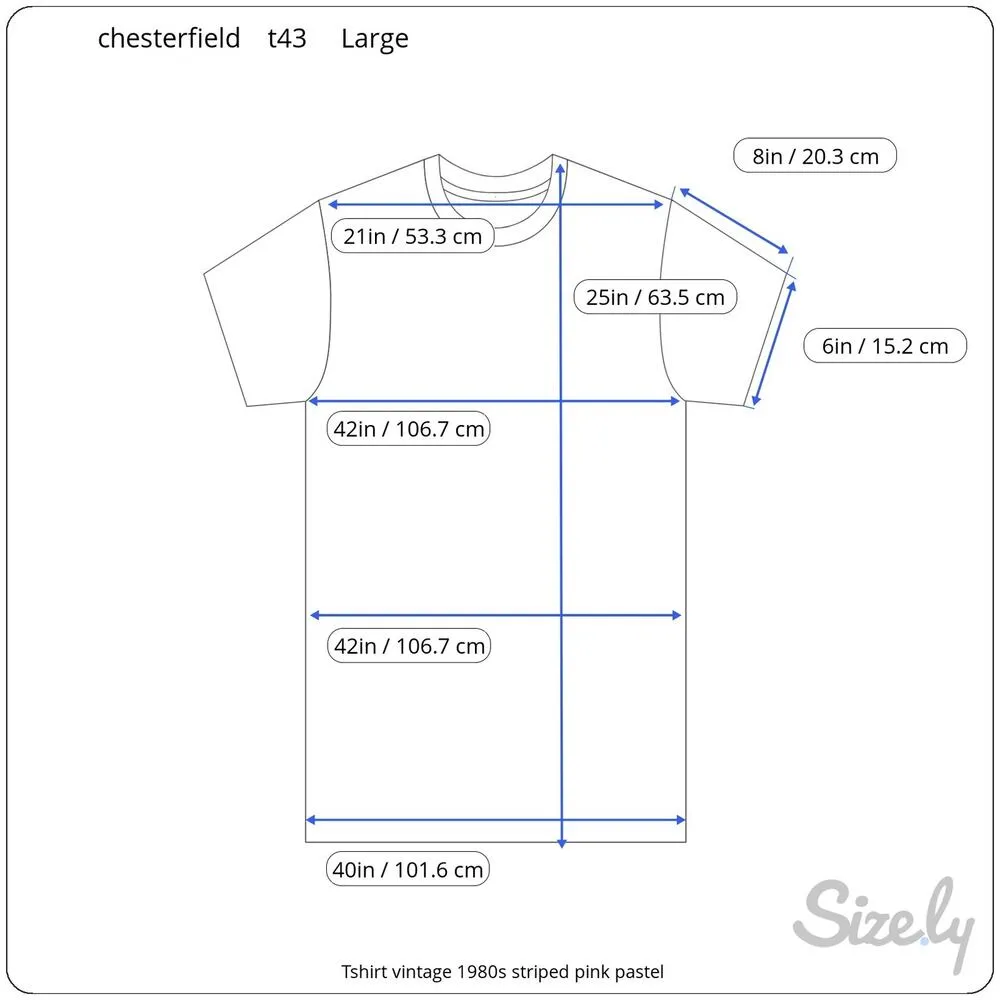 Tshirt vintage 1980s striped pink pastel Size L - Image 2