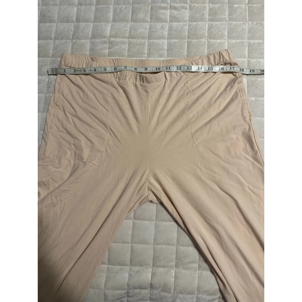 SOMA Restore Aloe Knit Pajama Set Women's Size Large Peach Pink PJS Comfort Soft - Image 10