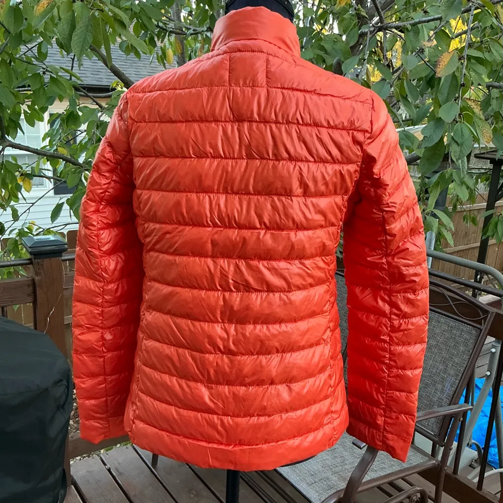 Lightweight packable puffer jacket 🧡🧡🧡 Orange Size XS - Image 3