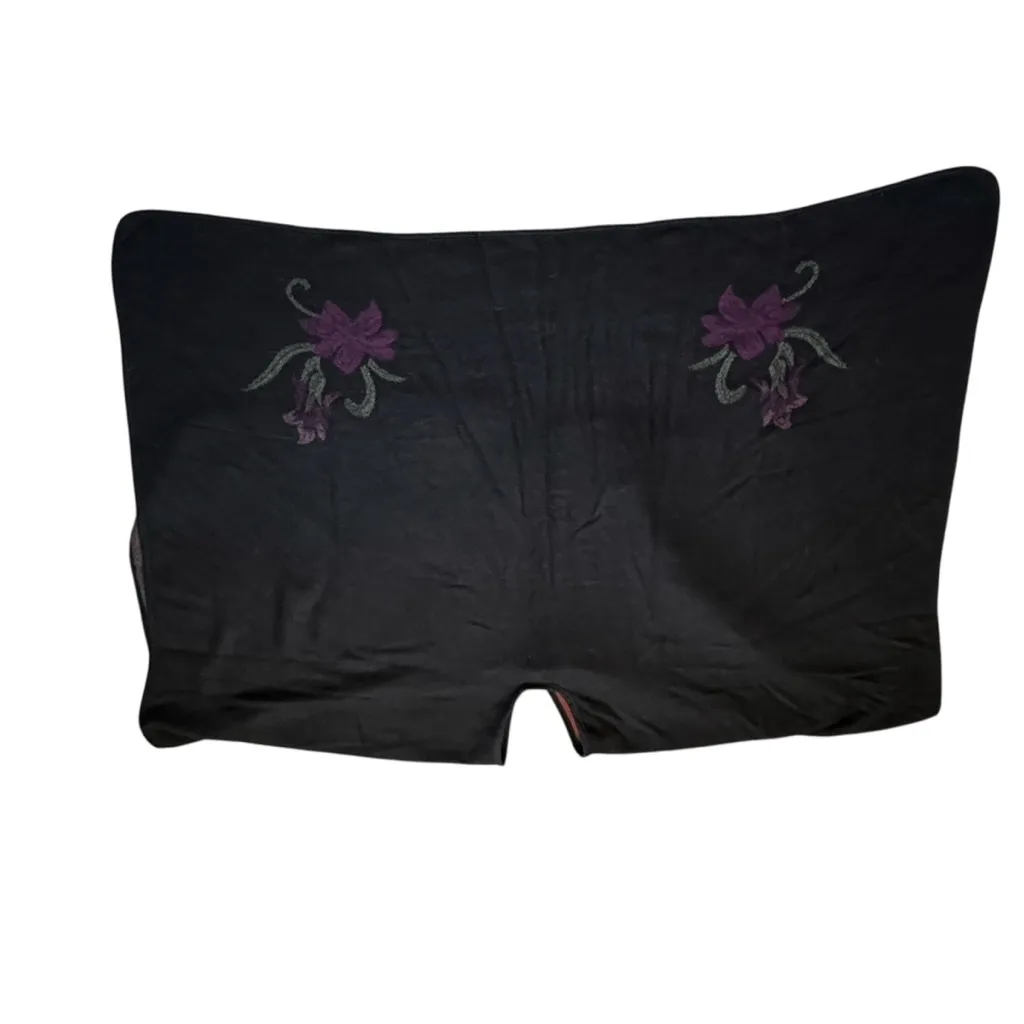 Marc New York Andrew Marc Plaid Poncho Wrap Cape Belted One Size - Image 3