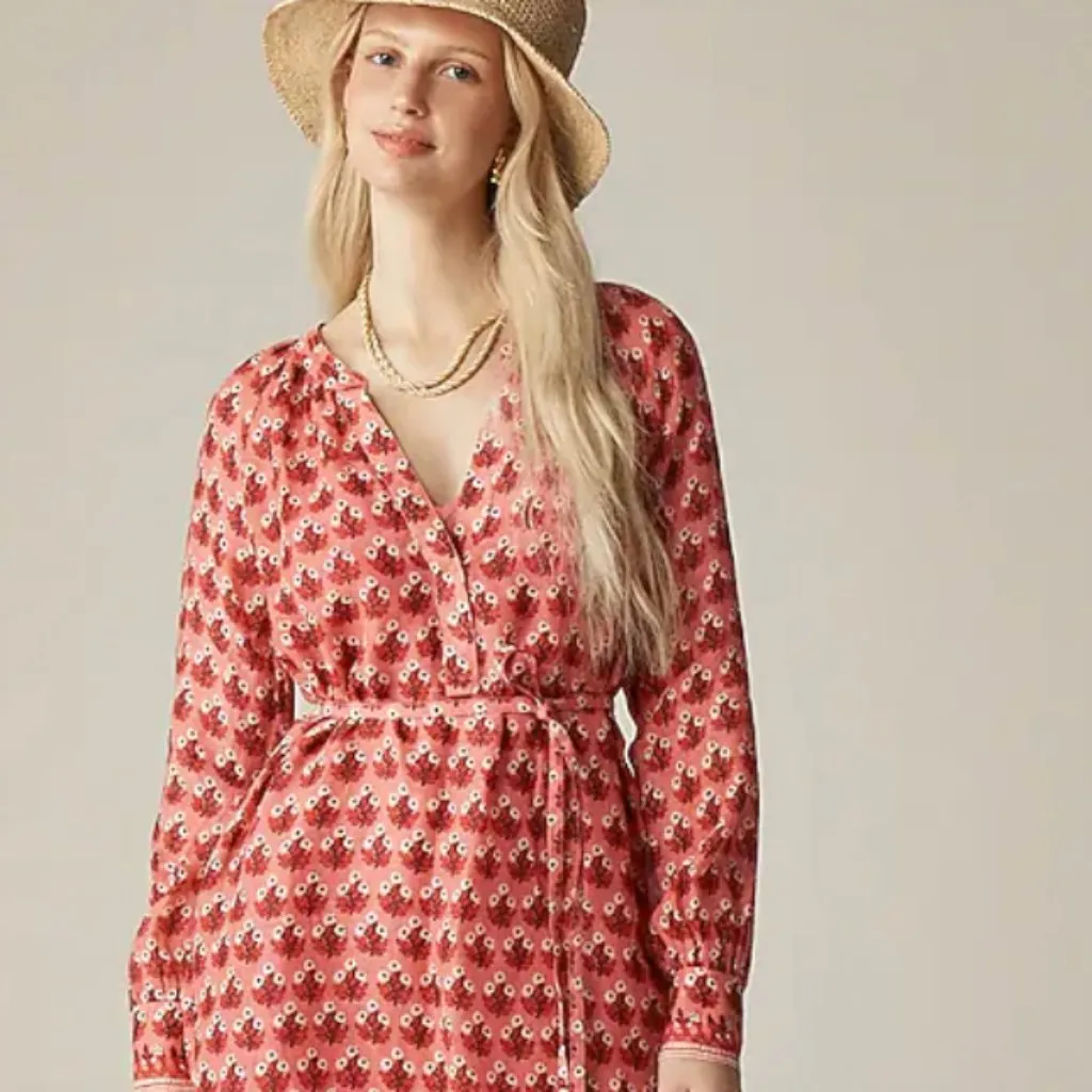 J.Crew Cabana mini dress in block-print ramie - Image 10