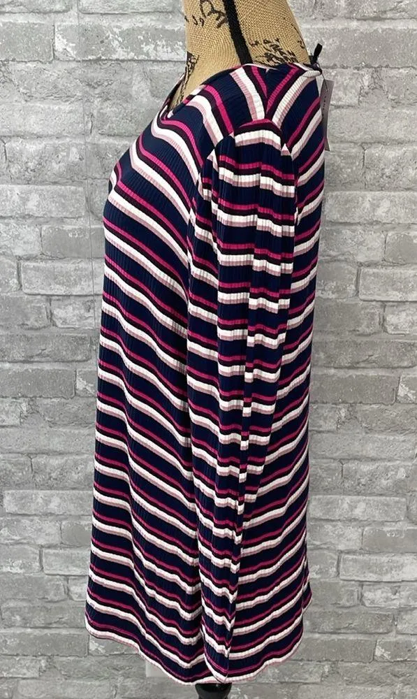 Lane Bryant Ribbed Striped Top - Image 2