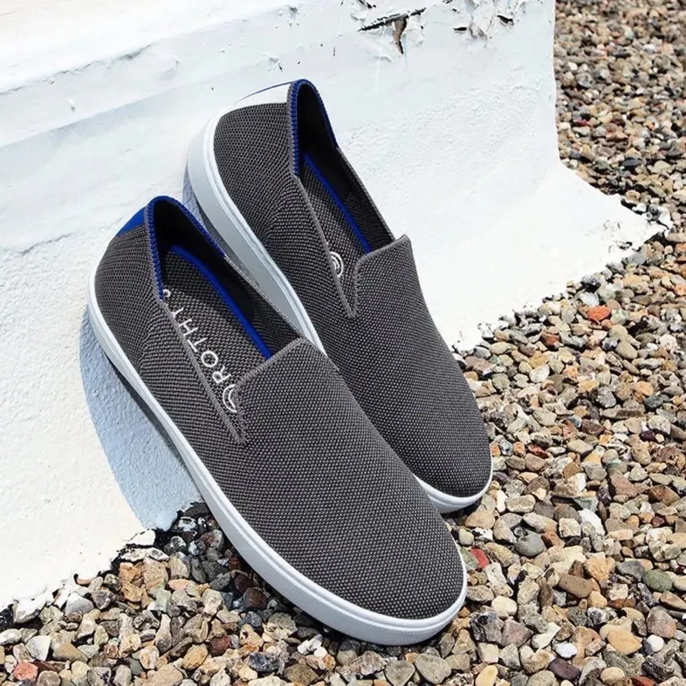 Rothy’s • The Original Slip On Sneaker retired color Steel Gray discontinued - Image 3