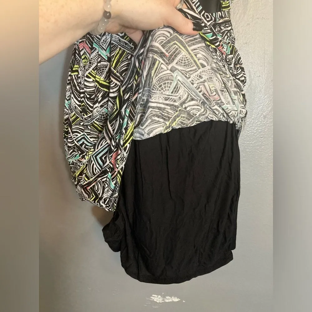 Guess black multicolored cut out dress - Image 6