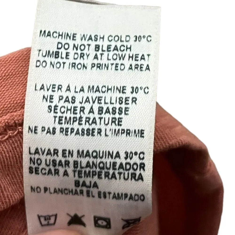 Anthropologie Sundry Tied Tee Relaxed Fit Comfy Knit Mini Dress Womens Size 1 S - Image 8