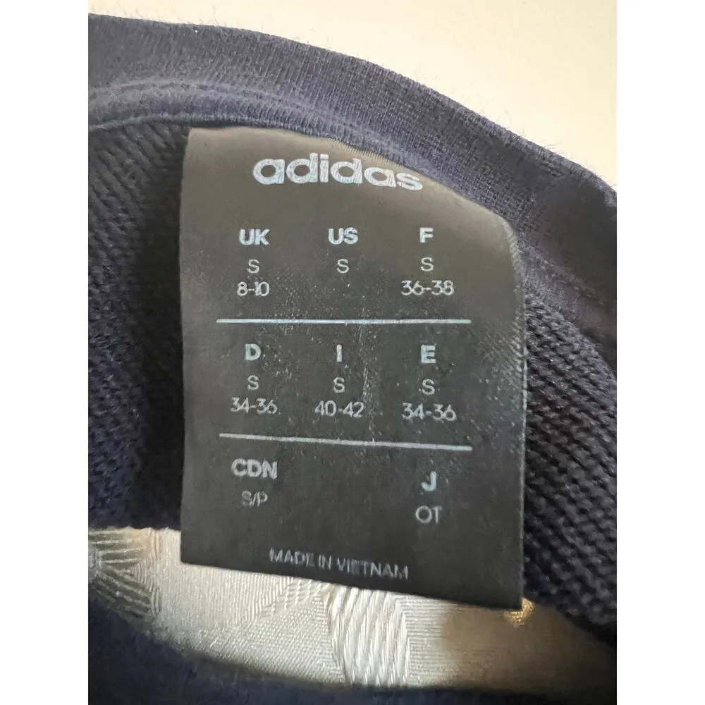 Adidas Navy Crewneck Sweatshirt Small - Image 5