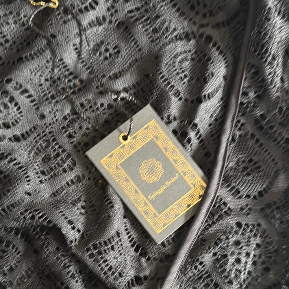 Chic Black Lace Kimono size 2X - Image 4