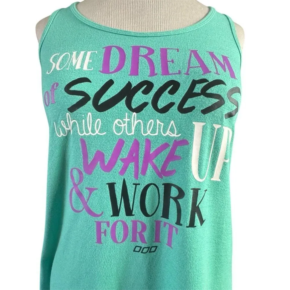 Lorna Jane Work For It Twisted Back Tank Top in Mint Size Medium - Image 8