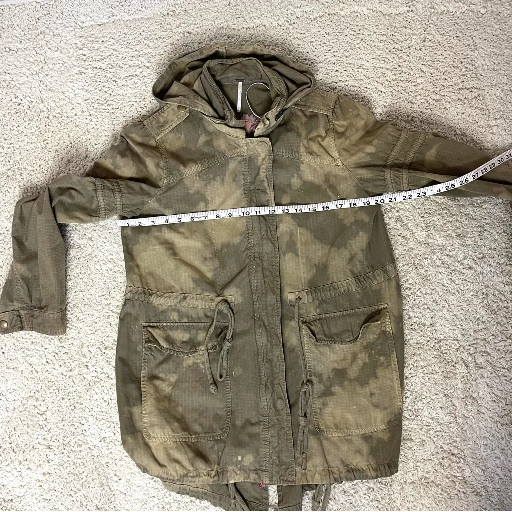 Free People Olive Embroidered Utility Jacket - Image 7