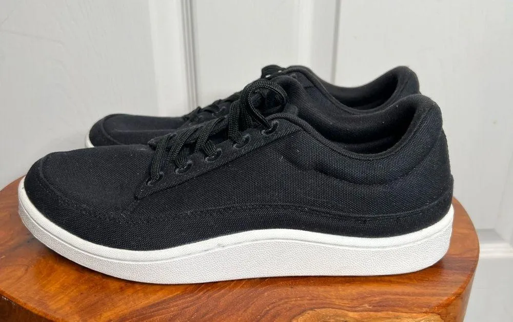 Allbirds Unisex Canvas Pacers Sneakers Black Size 8 Casual Eco-Friendly - Image 2