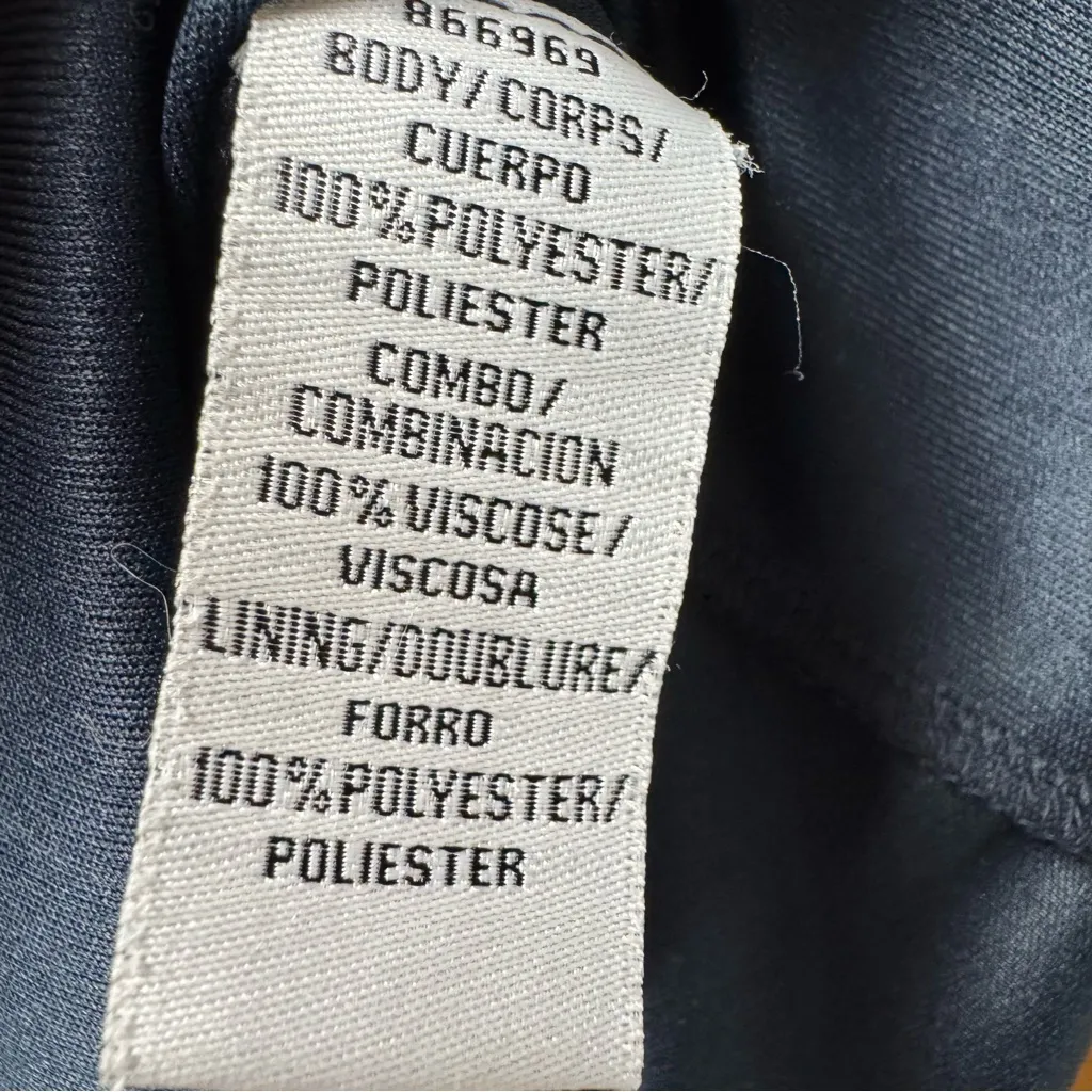 JS Collections Embroidered Mesh Short Sleeve Cocktail Dress Blue Gray 6 - Image 13