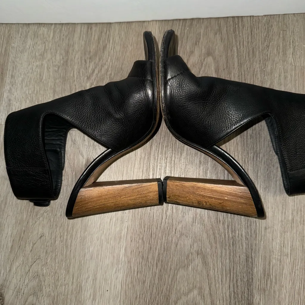 Vince‎ Addie Leather Open Toe Booties size 6.5 - Image 11