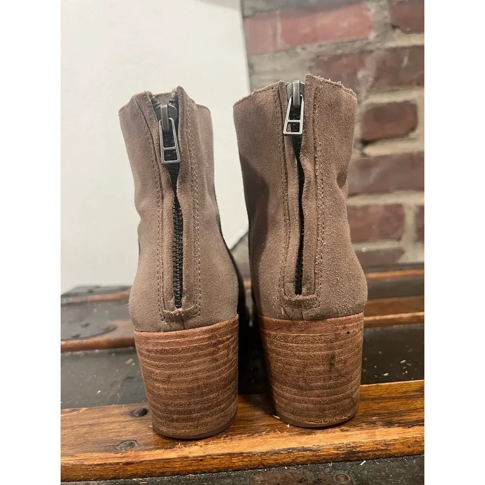 Women’s Madewell The Pauline Suede Boot Ankle Leather Western 7 - Image 5