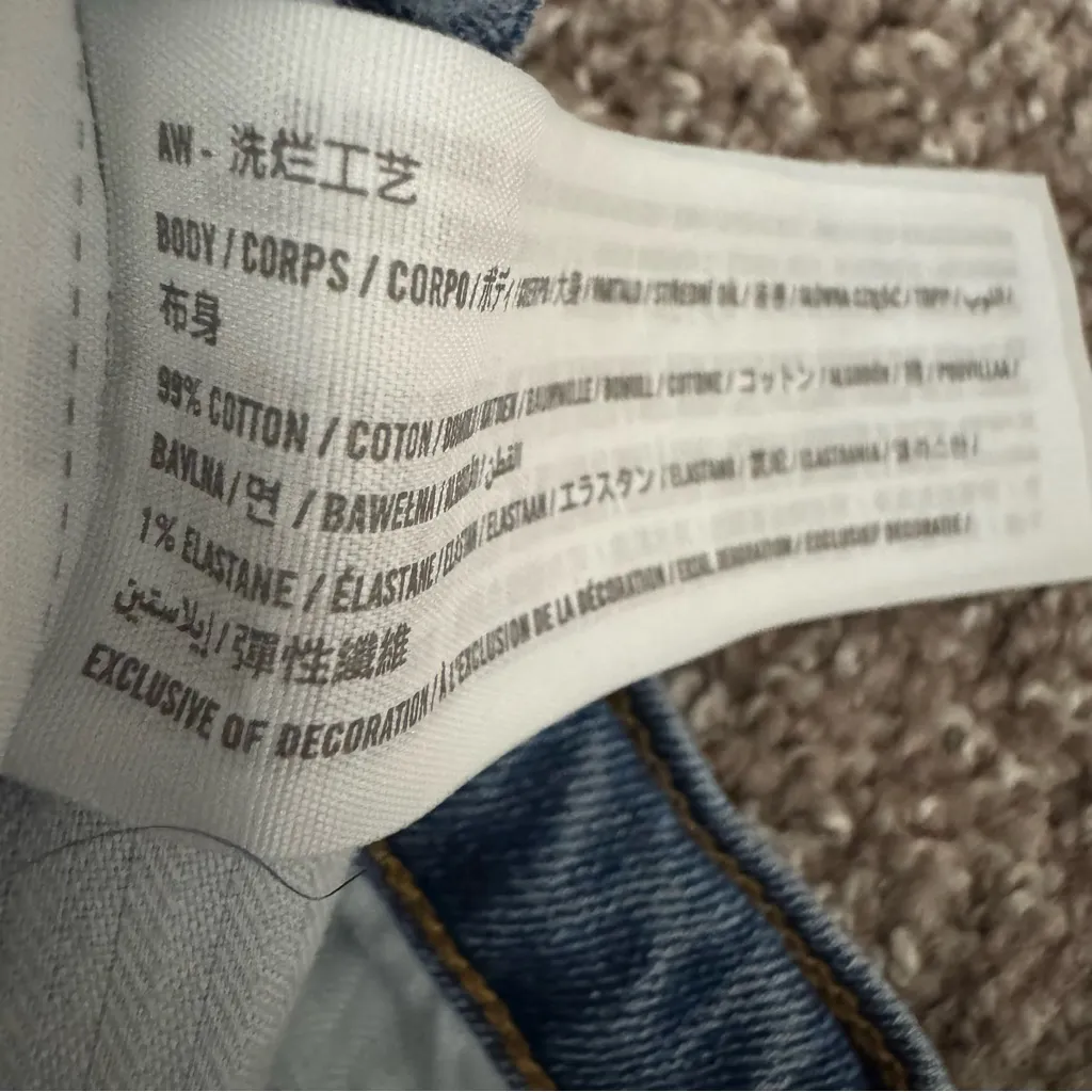 Abercrombie & Fitch The Ankle Straight Ultra High Rise Curve Love Size 6 Long - Image 7