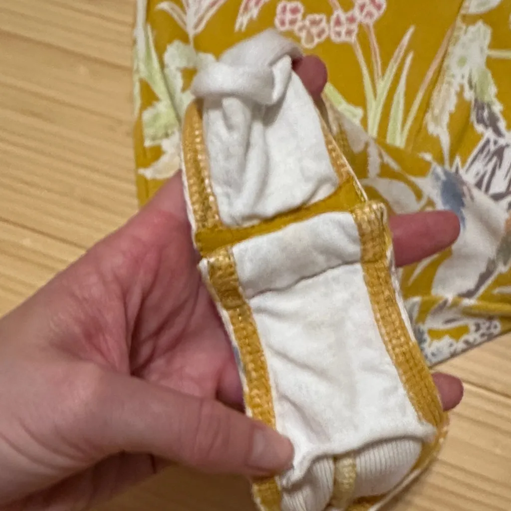 Floral Ribbed Plunging V-neck Bodysuit - Image 5