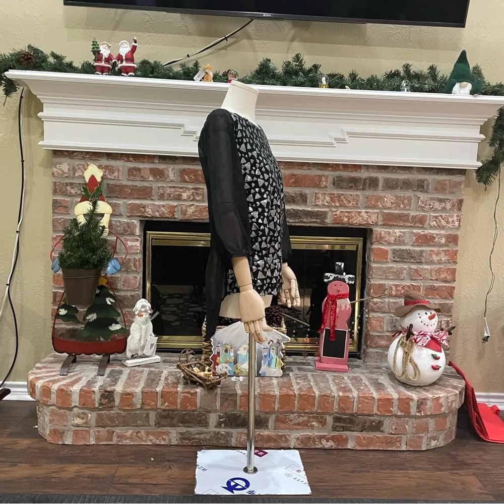 Romeo & Juliet Couture sequined sheer top / S / Excellent condition - Image 10