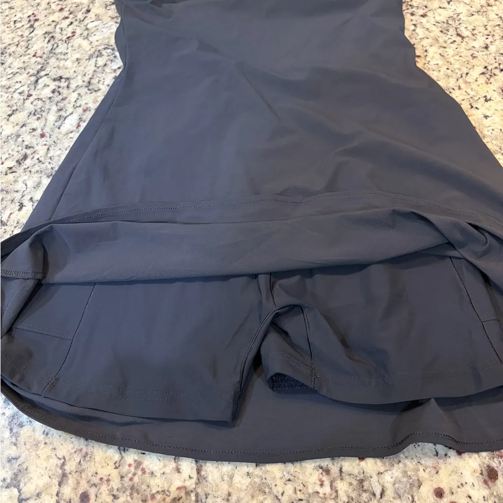 Outdoor Voices Black Mini Dress with Built In Shorts - Image 7