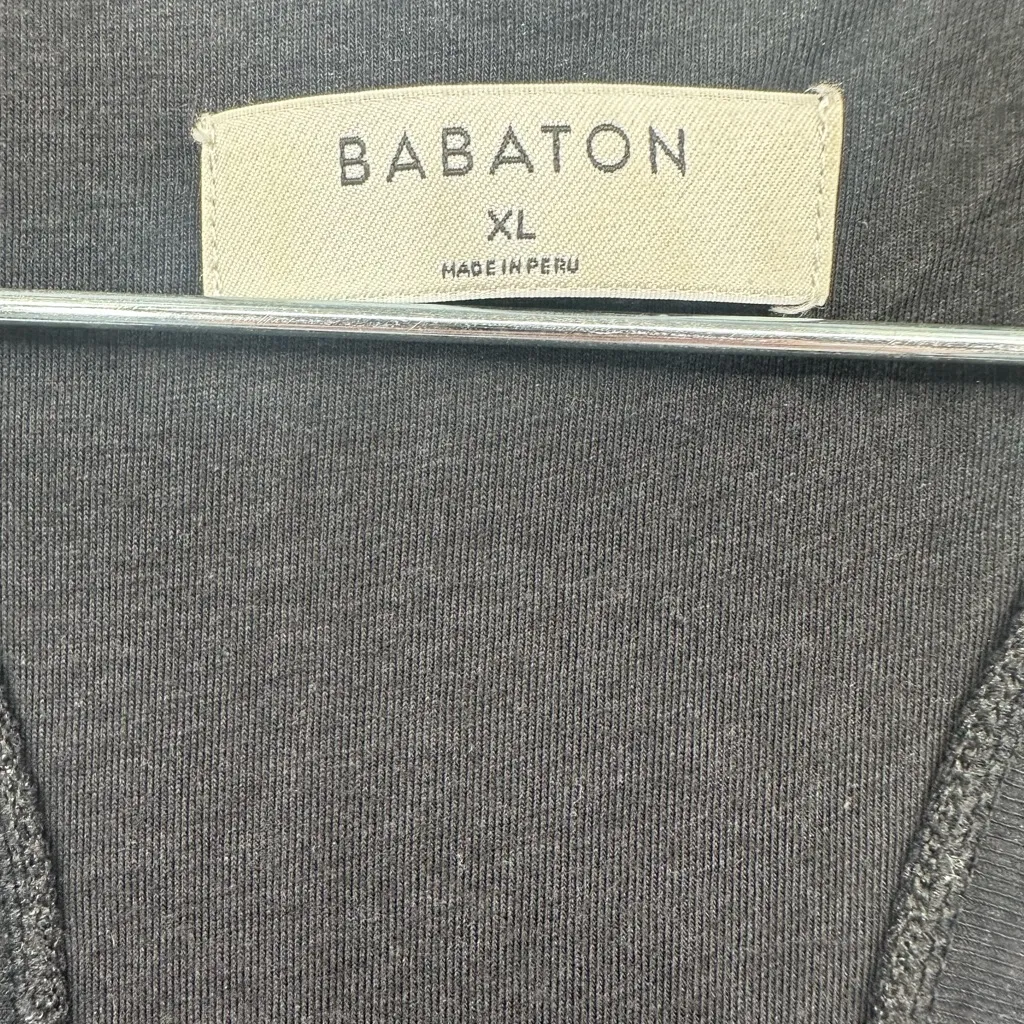 Aritzia Babaton Women's Black Contour Ruched Racer Back Mini Dress Size XL - Image 4