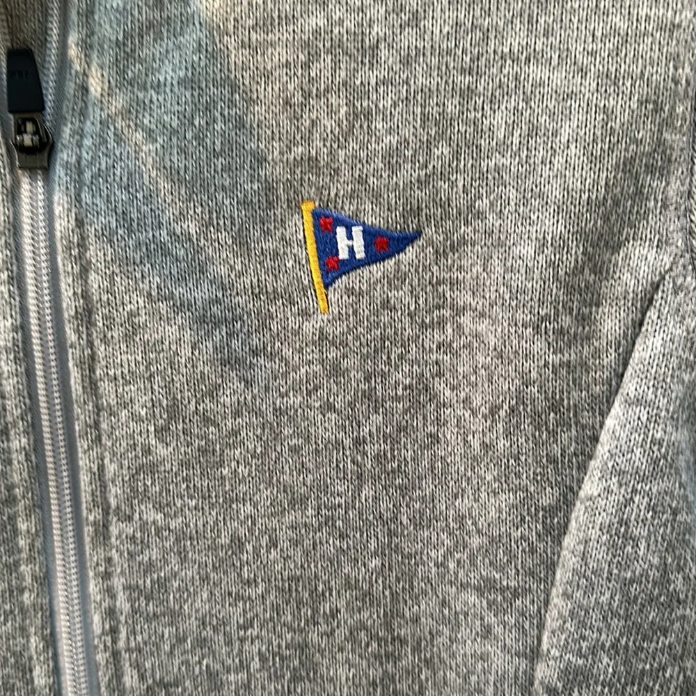 Yacht club gray zip up light weight with pockets Silver - Image 2