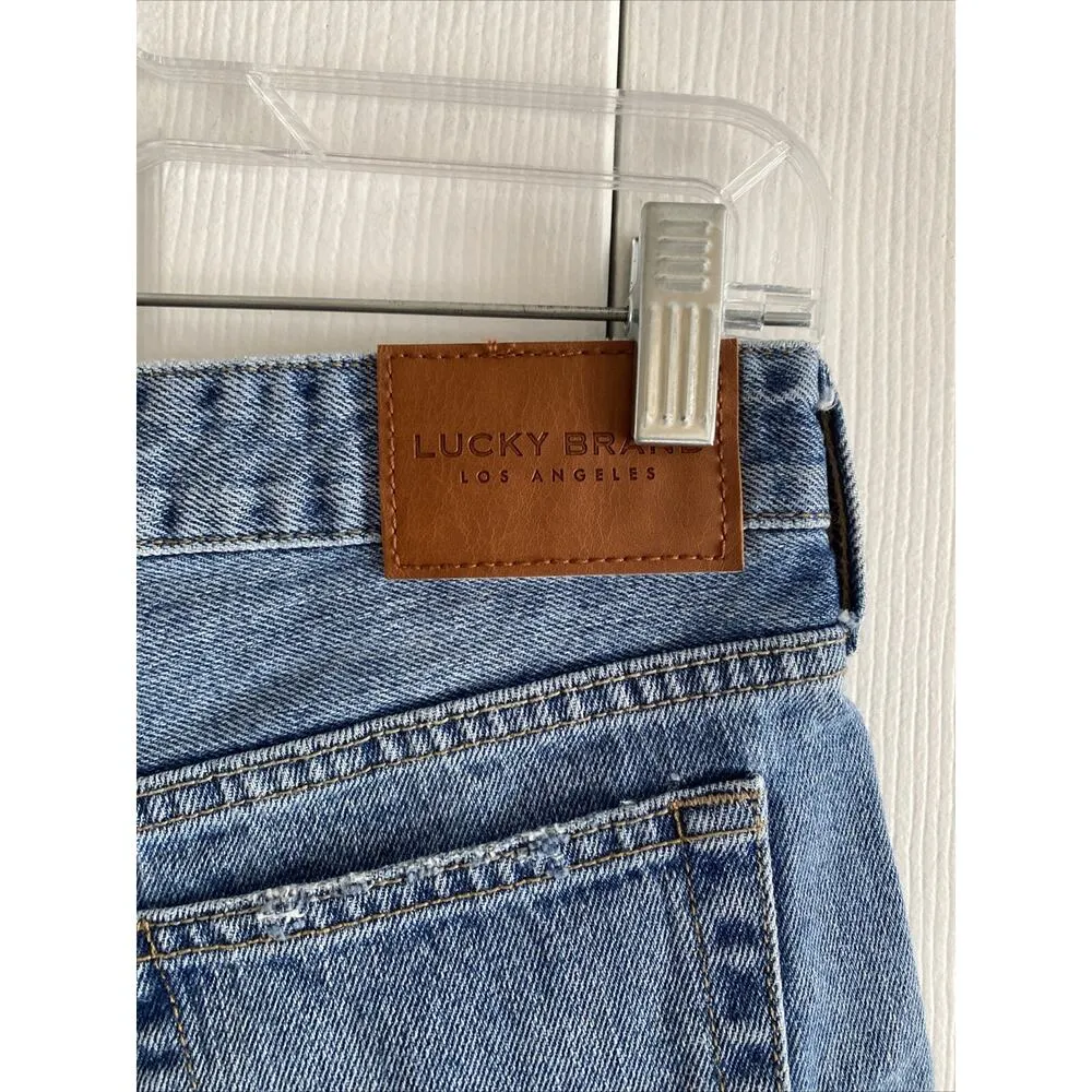 Lucky‎ Brand Women's 25 Denim Cut Off Boyfriend Jean Shorts Summer Casual - Image 5