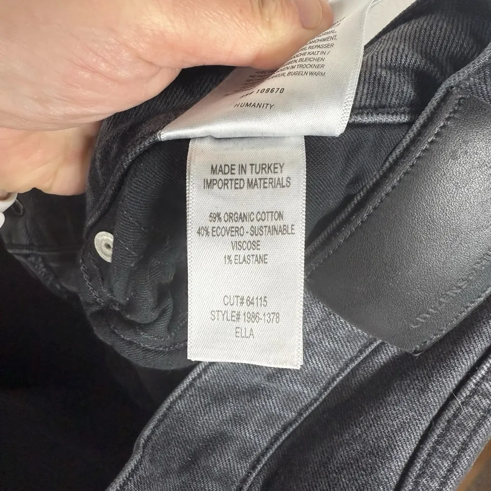 Citizens of Humanity Women’s Ella Mid Rise Slim Crop Jeans Film Noir 30 - Image 9